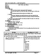 Giáo án Tin học lớp 11 - Tiết 15 Cấu trúc lặp (Tiết 1) - Năm học 2012-2013 - Nguyễn Thị Thắm
